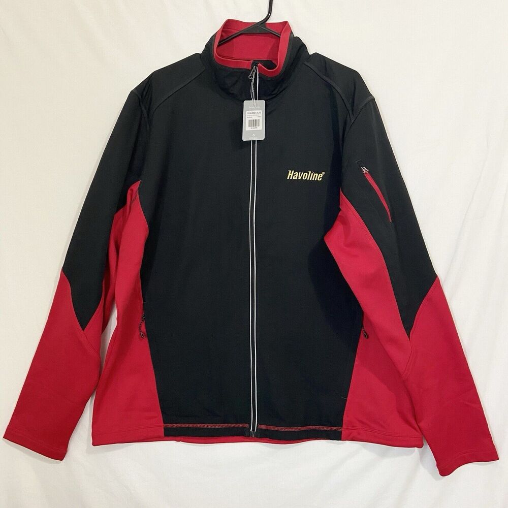 Elevate Sonoma Hybrid Knit Men’s  Jacket Size XXL Havoline Chevron Lightweight